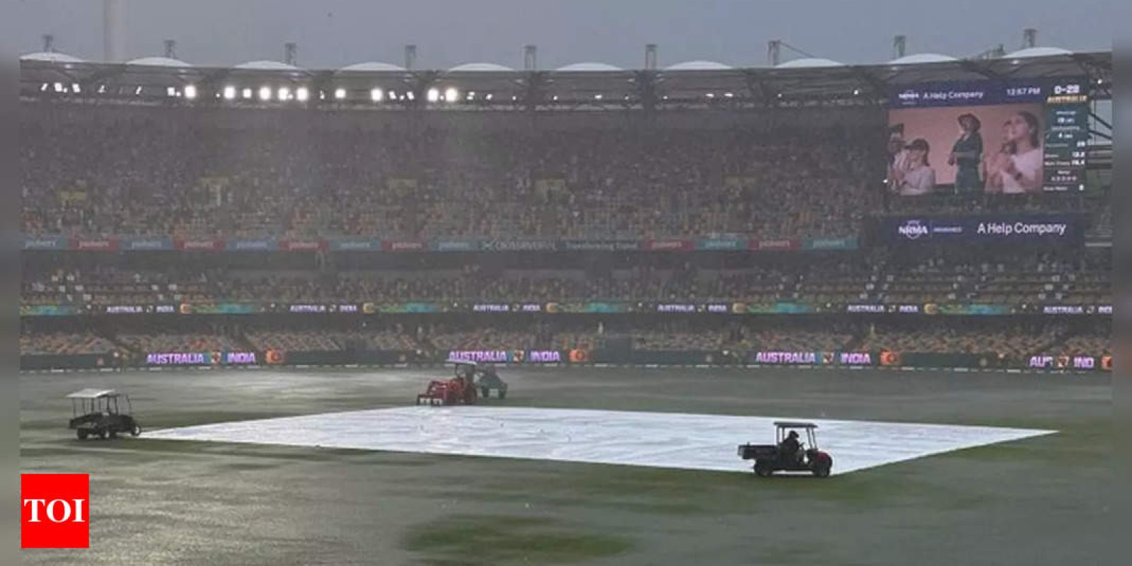 28 runs in 80 balls: Gabba rain leaves 30,000 fans refunded