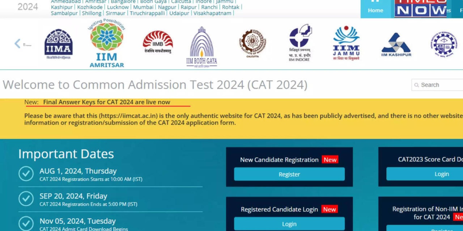 CAT Final Answer Key 2024 Released on iimcat.ac.in, How to Calculate Scores