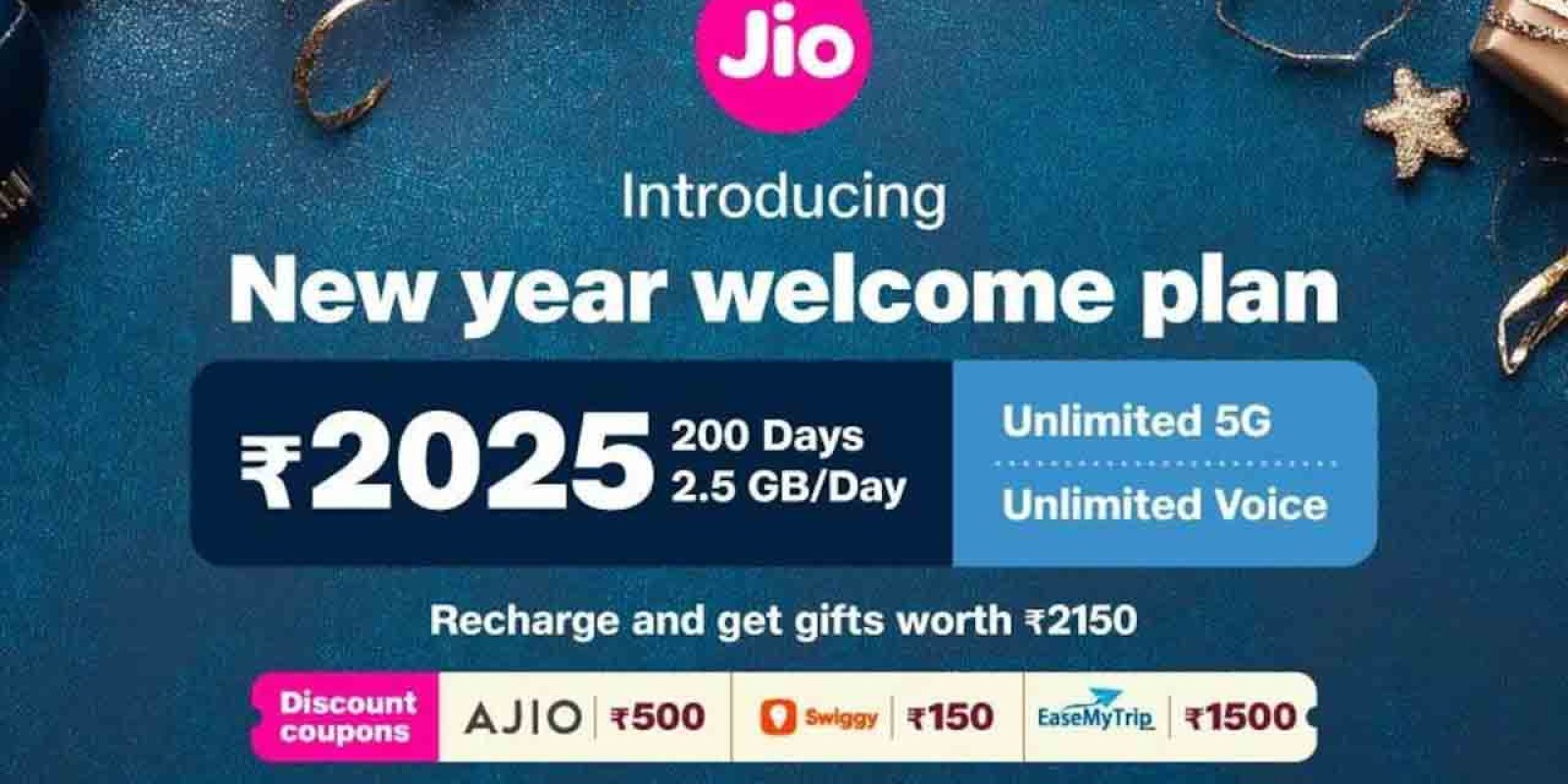 Reliance Jio | జియో న్యూఇయర్ వెల్‌కం ప్లాన్.. దీర్ఘకాలిక యూజర్లకు వెరీ అట్రాక్టివ్..!