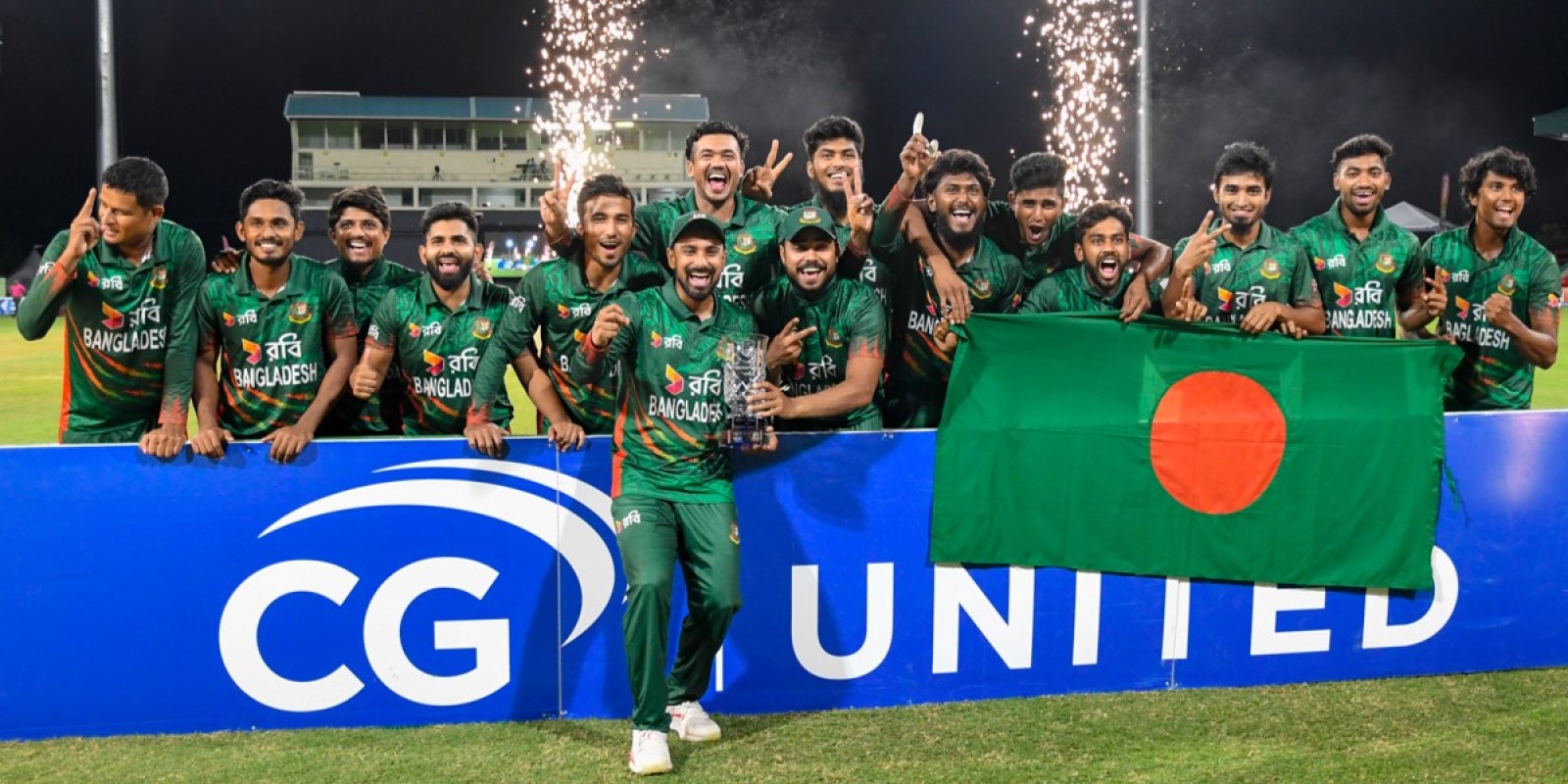 Bangladesh record maiden T20I clean sweep against West Indies, hammer hosts by 80 runs in series finale