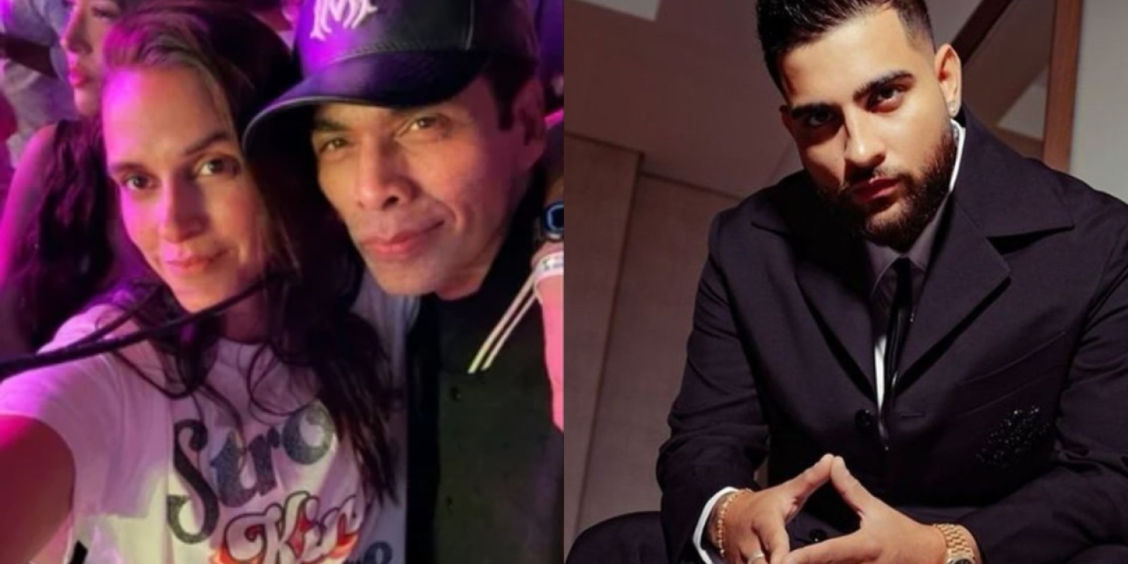 Karan Johar Goes 'Tauba Tauba' As He Attends 'Showman' Karan Aujla Concert With Neha Dhupia. Watch Video