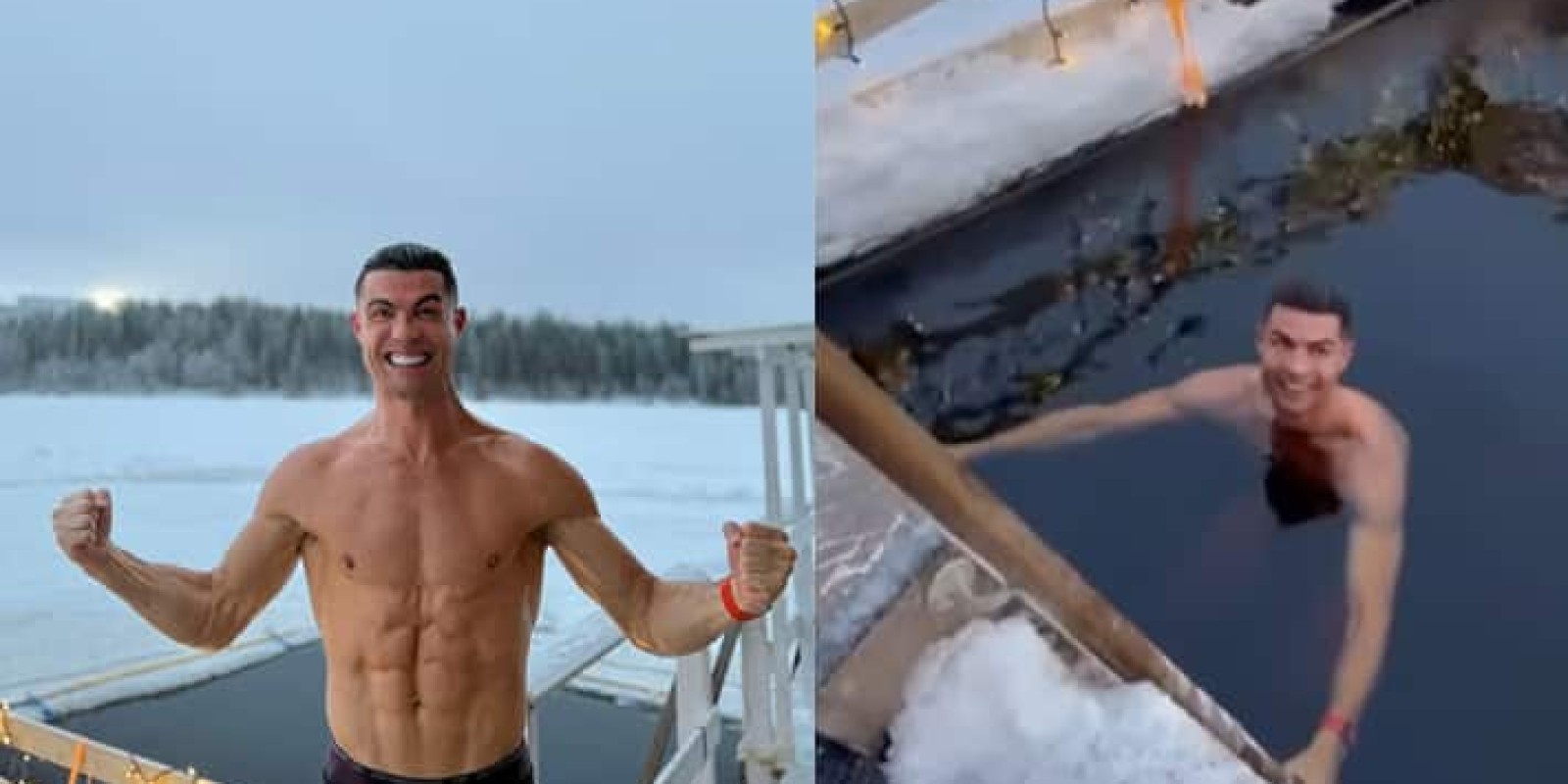 बर्फीले पहाड़ों के बीच Ice Bath लेते Cristiano Ronaldo, जानें इसके गजब के फायदे