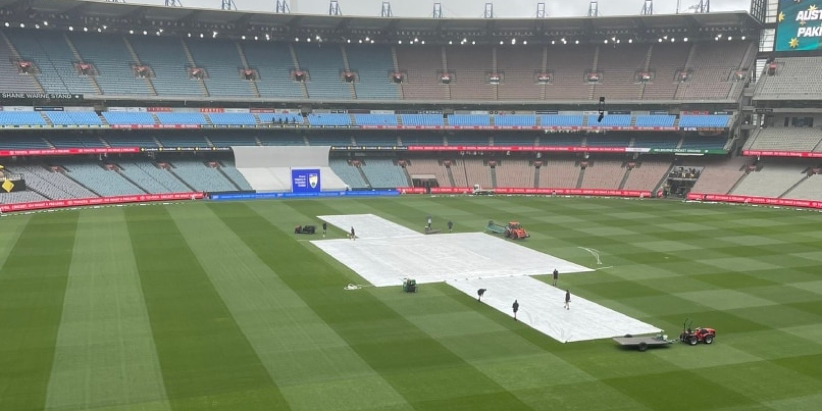 Boxing Day Test cricket may be disrupted by rain; weather forecast.