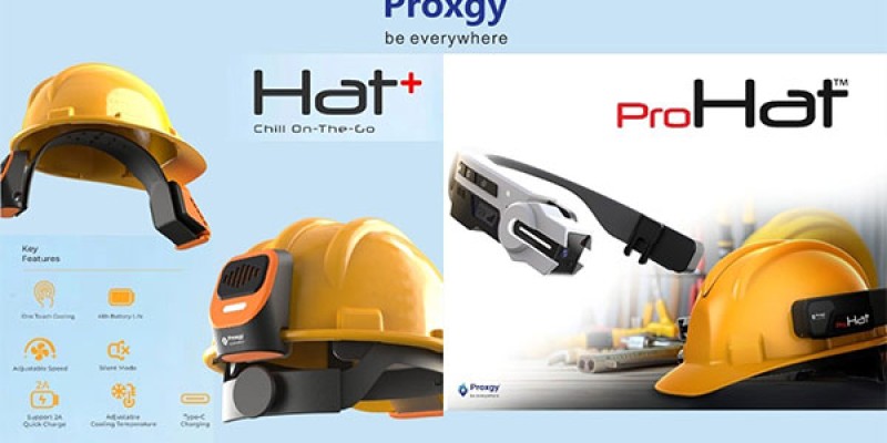 Proxgy launches helmet bands for AC and smart features.