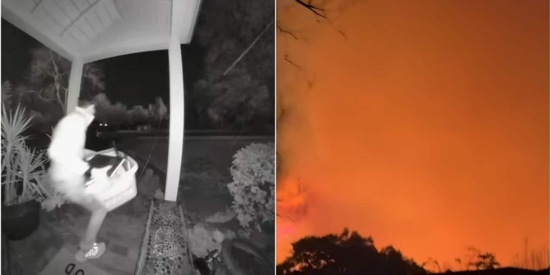 Terrifying video shows Eaton Fire engulfing Los Angeles homes; 16 dead