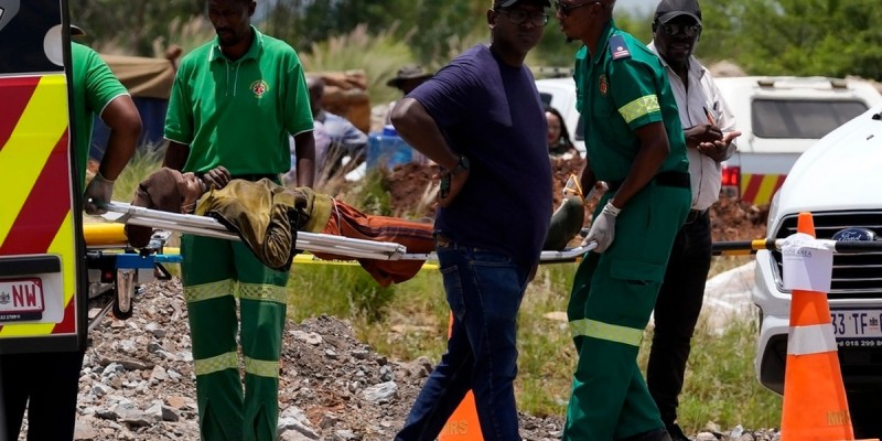 South Africa mine disaster: Hundreds of miners feared dead or trapped.