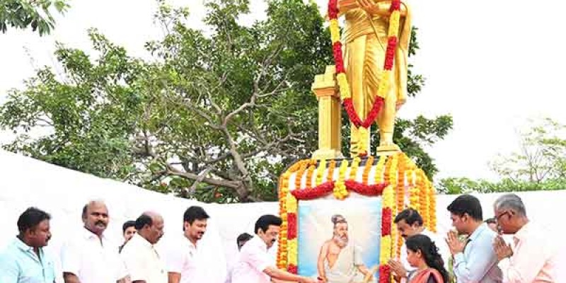 India observes Thiruvalluvar Day, honoring Tamil philosopher's legacy.