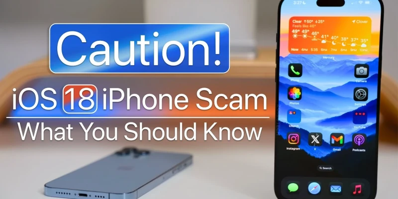 Urgent iOS 18 scam alert: Protect yourself from malicious links.