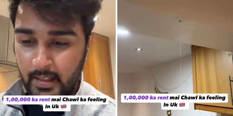 Indian man finds London flat 'chawl-like' despite ₹1 lakh rent.