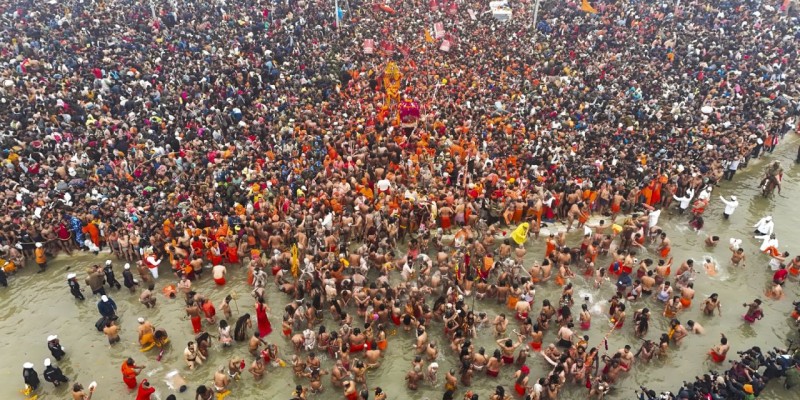 Maha Kumbh Mela 2025 promotes eco-friendly practices.