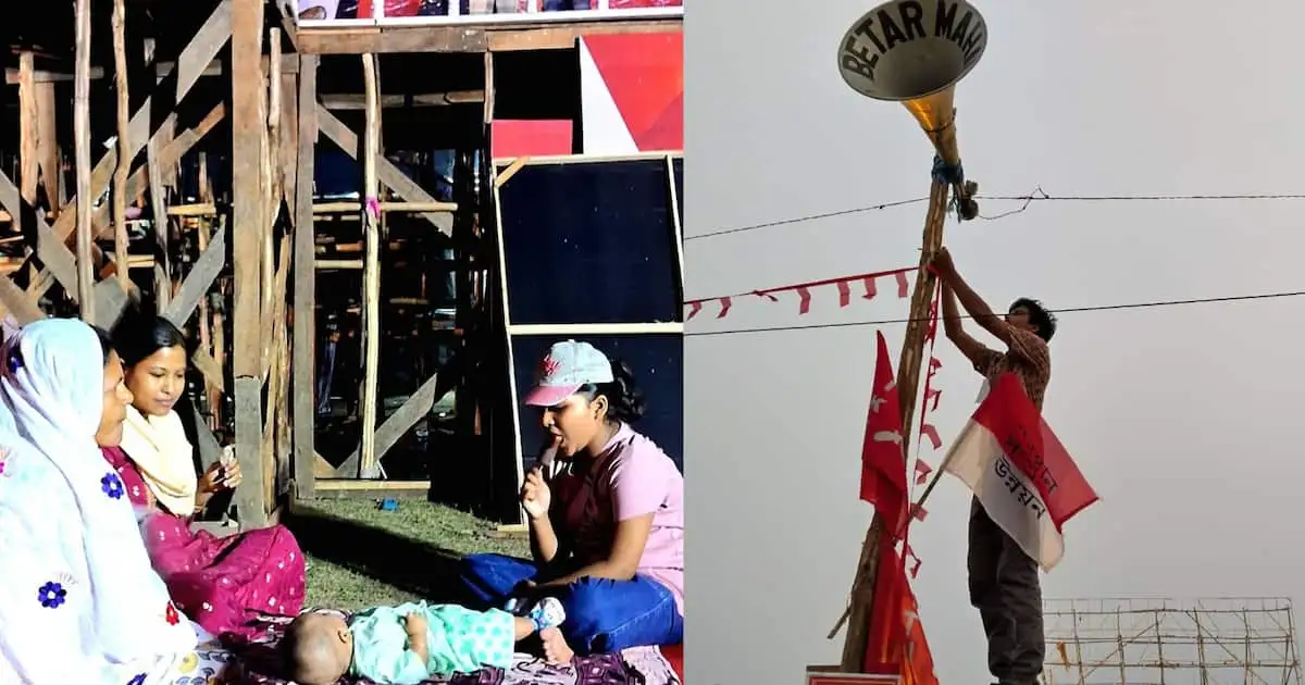 ব্রিগেড সমাবেশের প্রস্তুতি: নবজাতকসহ বাম কর্মীদের উপস্থিতি