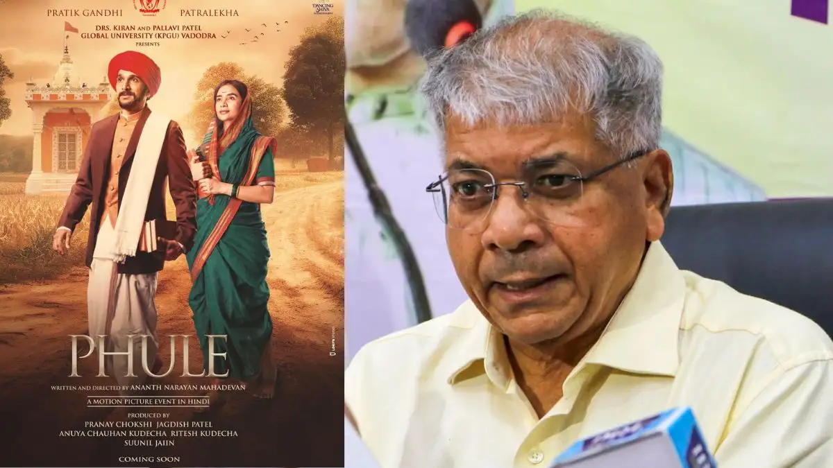 फुले चित्रपटातील दृश्ये हटवण्यावर प्रकाश आंबेडकरांचा निषेध आणि आंदोलनाचा इशारा