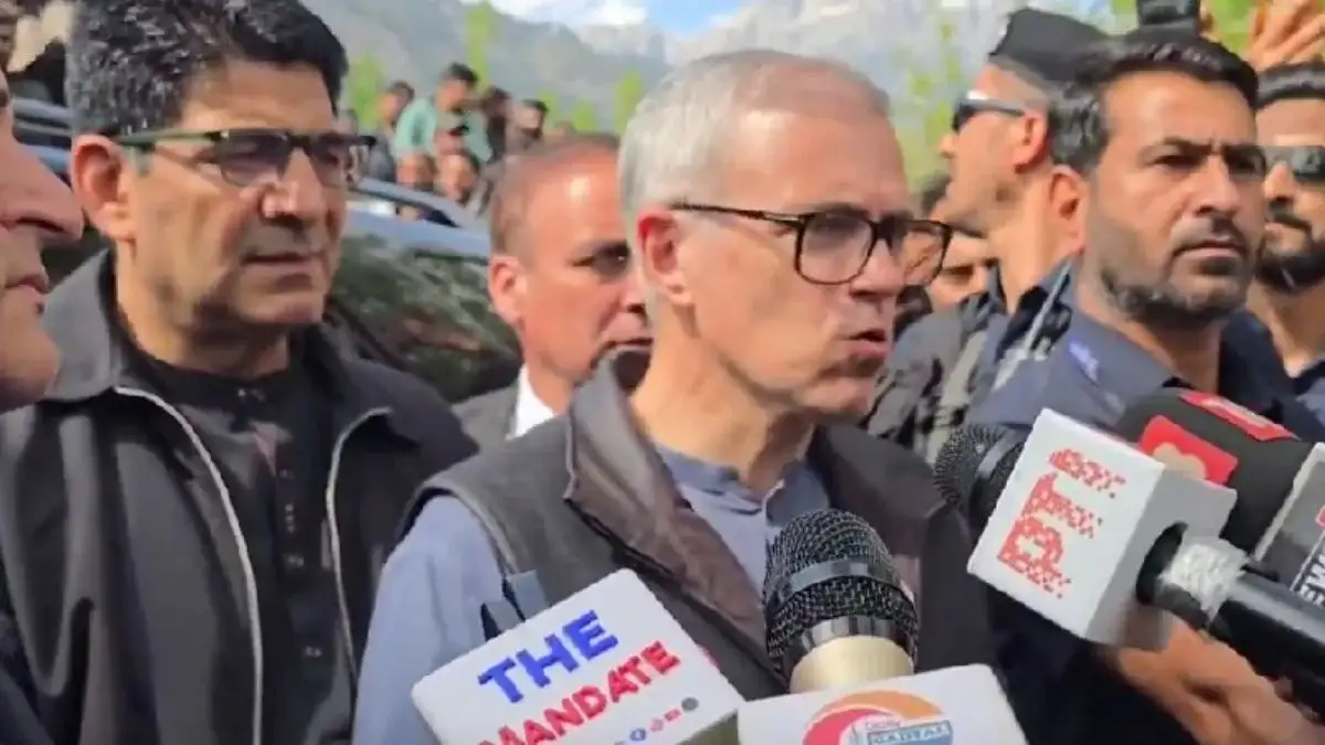 Omar Abdullah calls for decisive fight against terror in Kashmir.