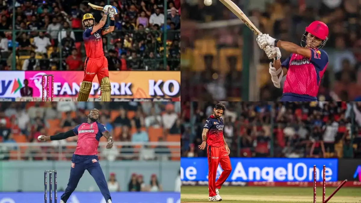 RCB એ રાજસ્થાનને 11 રનથી હરાવ્યું, કોહલી અને હેઝલવુડની શાનદાર રમત