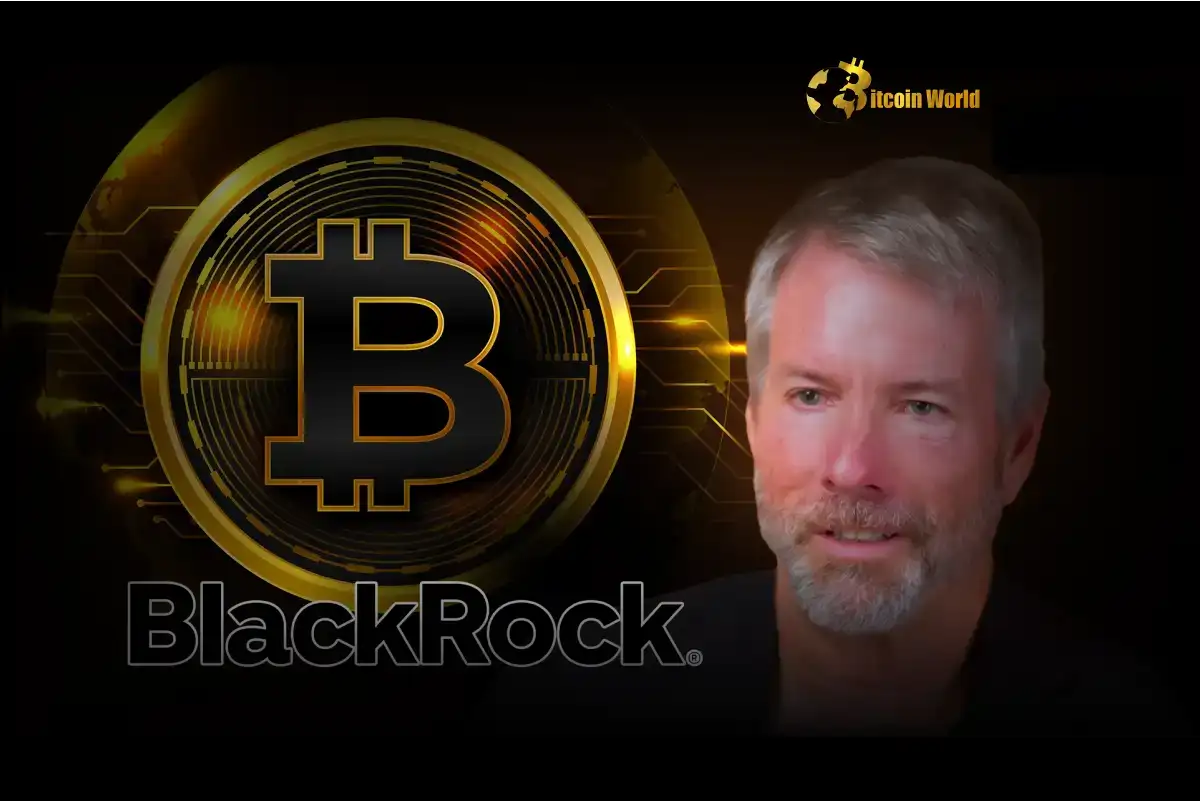 Michael Saylor predicts BlackRock's Bitcoin ETF to become world's largest.