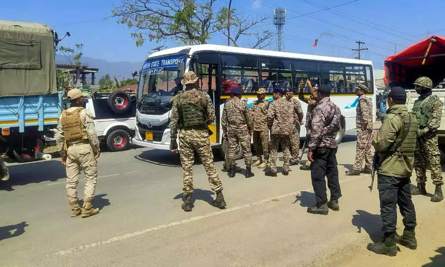 Manipur observes second anniversary of ethnic violence amid bandh.