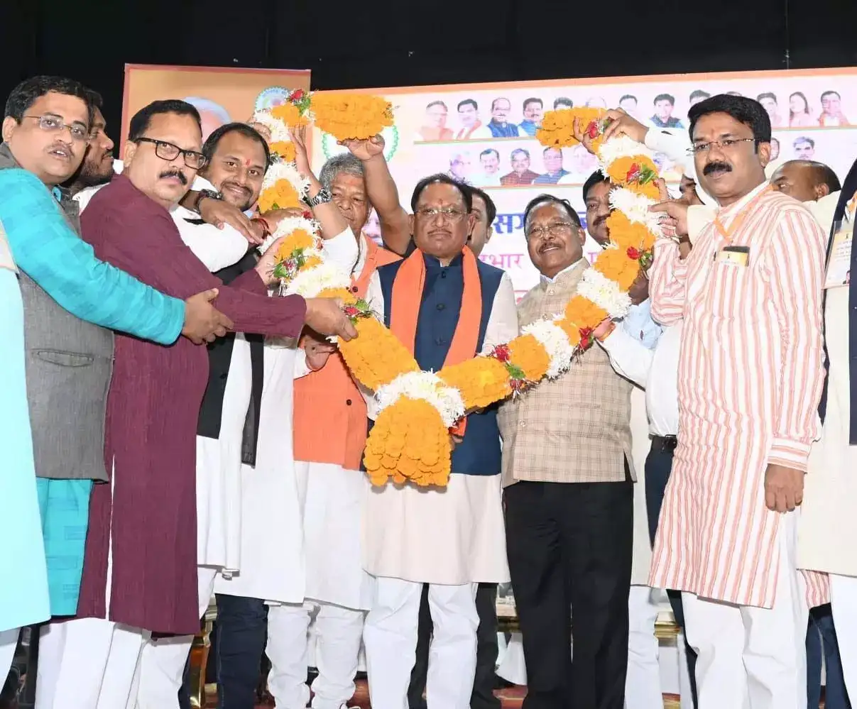 साय ने रजक समाज के सशक्तिकरण पर ज़ोर दिया, नवनियुक्त अध्यक्ष को बधाई दी।