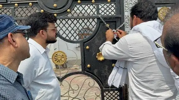 श्रावस्ती समाचार: जामिया नूरिया फातिमा लिल्बनात मदरसा सील, जांच होगी।