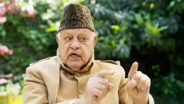 आनंद दुबे ने फारूक अब्दुल्ला से मुलाक़ात की, आतंकवाद विरोधी समर्थन दिया