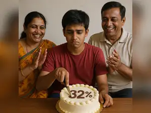 Karnataka parents celebrate son's class 10 failure with a party.