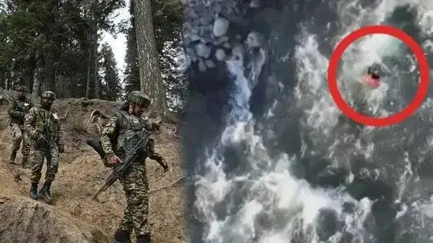 Youth aiding Jammu terrorists drowns while escaping custody.