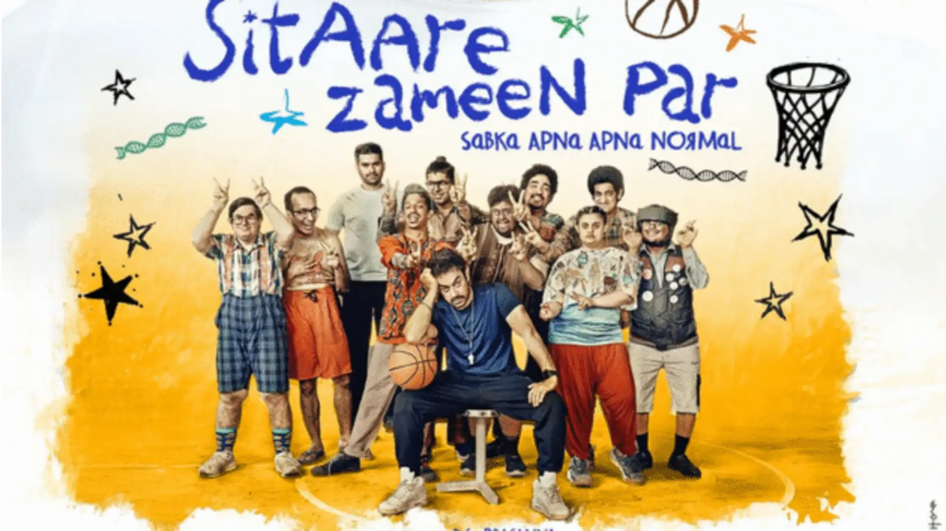 Aamir Khan's 'Sitaare Zameen Par' poster promises love and laughter
