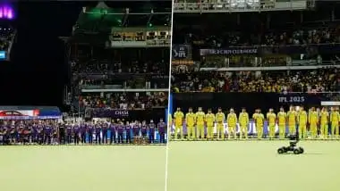National Anthem Played Before KKR vs CSK IPL 2025 Match: The Reason Why