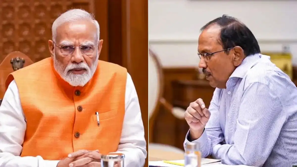 Modi meets Doval after Pakistan attacks Jammu and Jaisalmer.