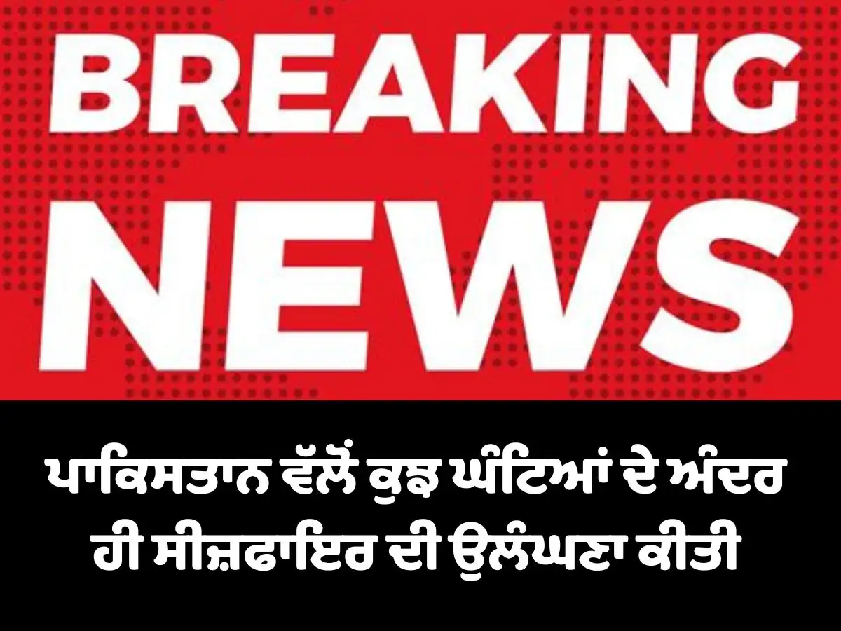 ਪਾਕਿਸਤਾਨ ਨੇ ਸ਼੍ਰੀਨਗਰ 'ਤੇ ਹਮਲਾ ਕੀਤਾ, ਜੰਗਬੰਦੀ ਦੀ ਉਲੰਘਣਾ