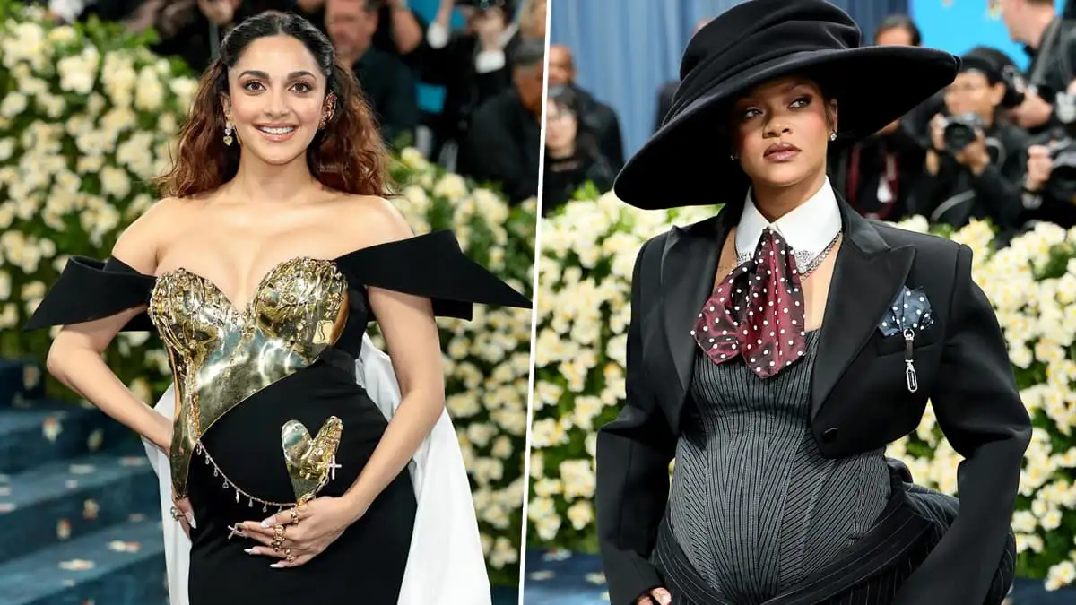 Met Gala 2025: গর্ভবতী কিয়ারা ও রিহানা নজর কেড়েছেন লাল গালিচায়