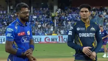 IPL 2025: Gujarat Titans win toss, choose to bowl against Mumbai Indians.