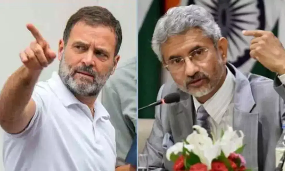 कांग्रेस ने विदेश मंत्री जयशंकर पर देशद्रोह का आरोप लगाया, विदेश मंत्रालय ने किया खंडन।