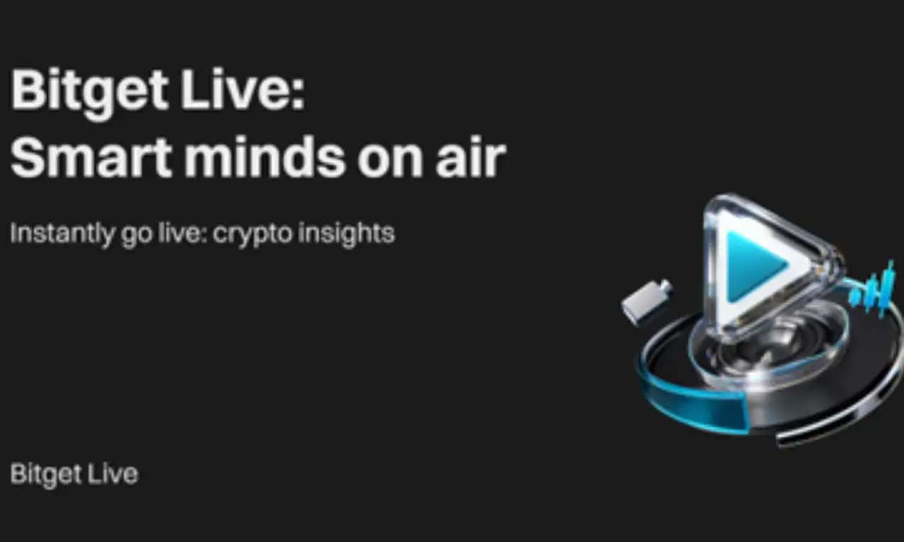 Bitget launches live feature for crypto content creators.