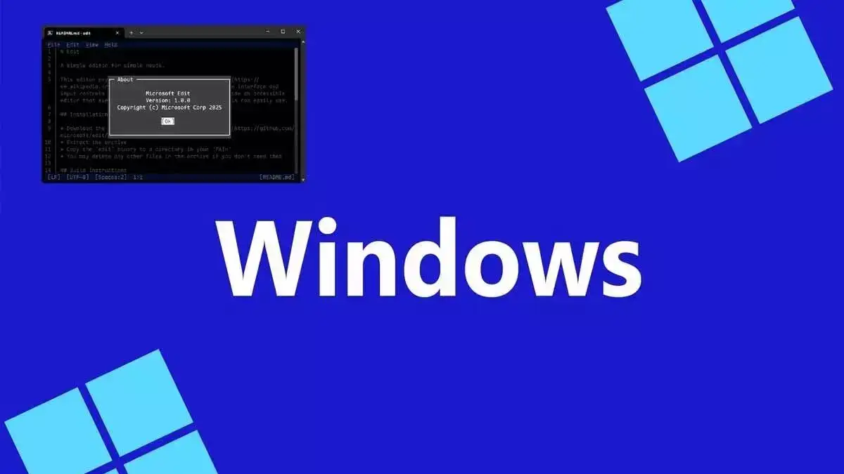 Microsoft ने बिल्ड 2025 में नया लाइटवेट CLI टेक्स्ट एडिटर पेश किया