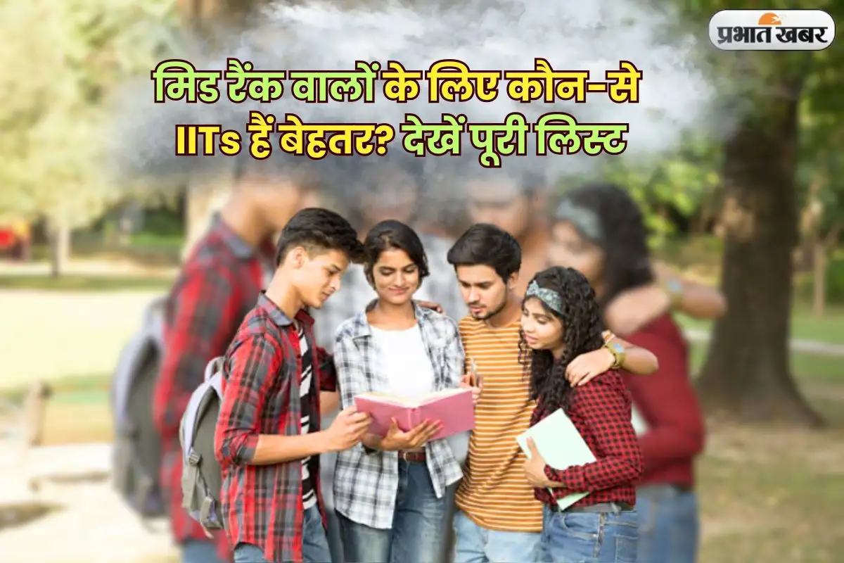 JEE Advanced 2025: 30,000 रैंक तक वाले छात्रों के लिए IIT विकल्प