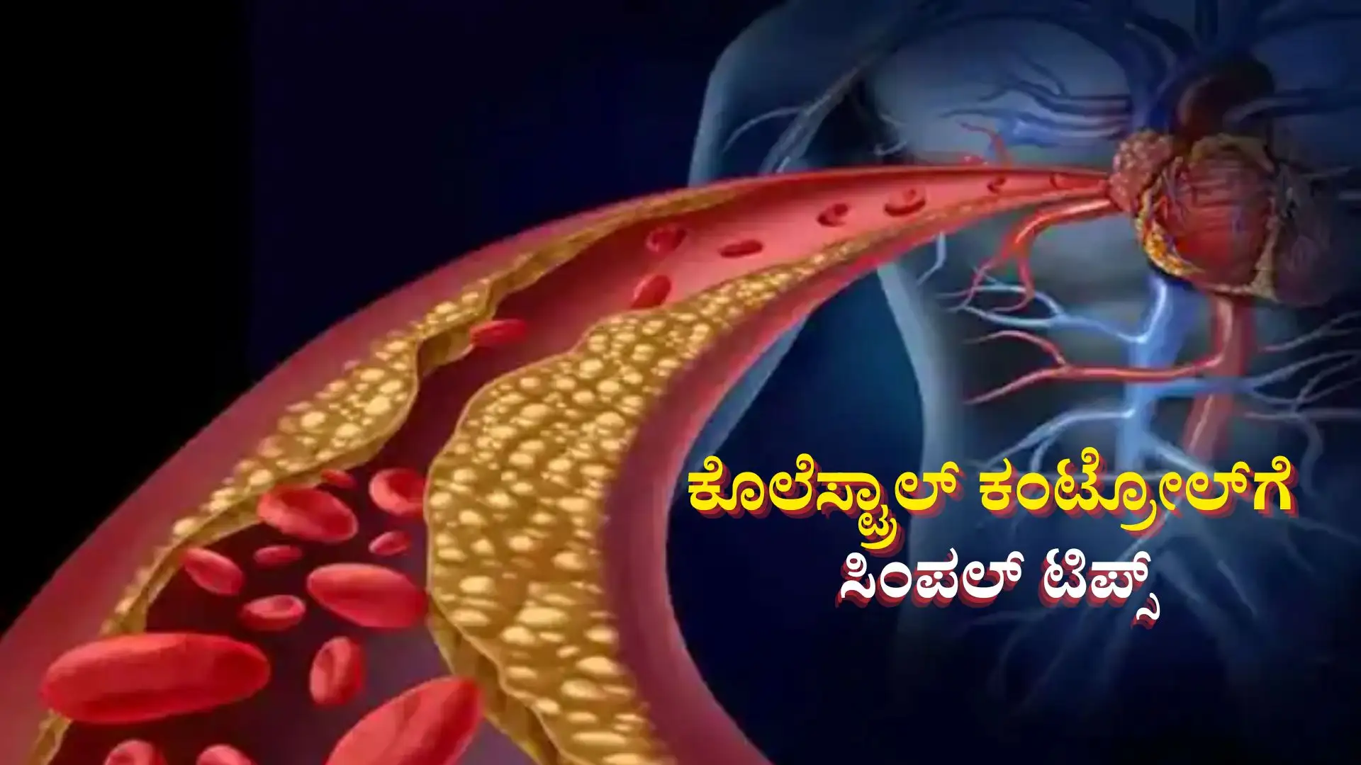 ಕೊಲೆಸ್ಟ್ರಾಲ್ ನಿಯಂತ್ರಣಕ್ಕೆ ಸುಲಭ ಟಿಪ್ಸ್ ಮತ್ತು ಸಲಹೆಗಳು