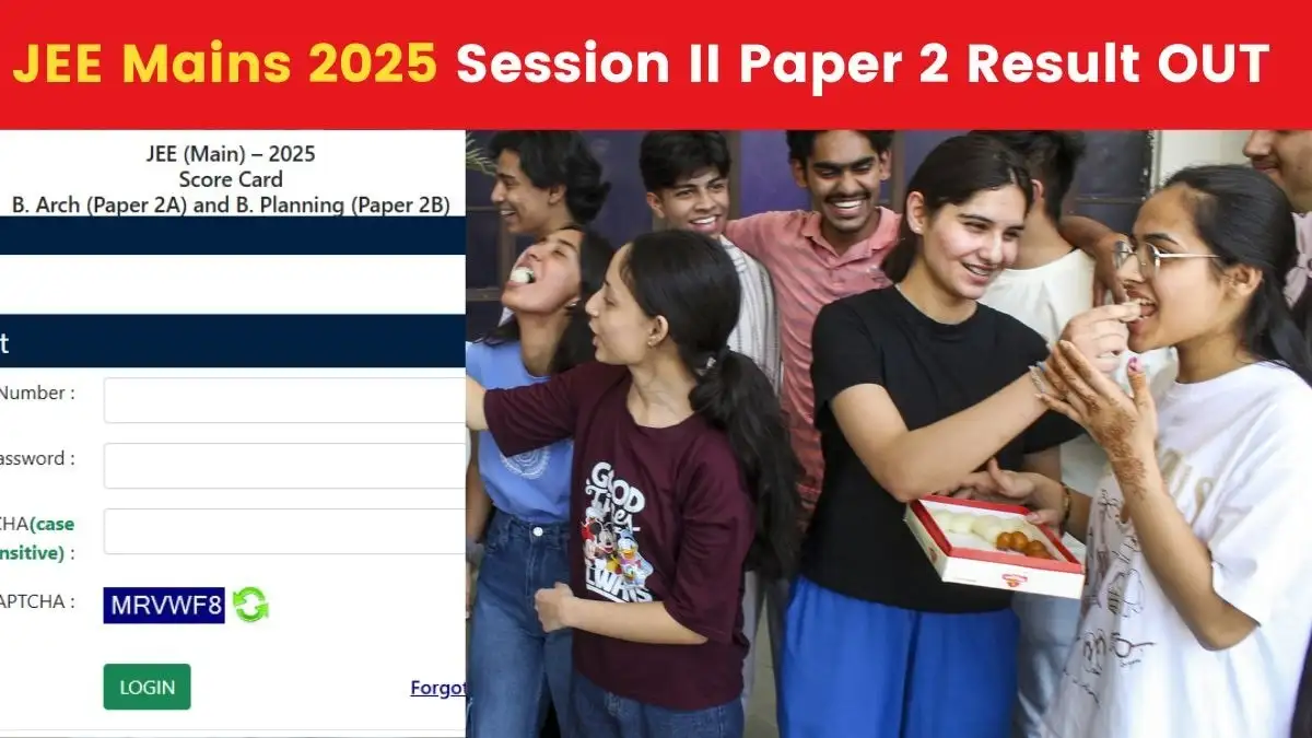 JEE Mains पेपर 2 के परिणाम जारी, शीर्ष स्थान प्राप्त करने वाले छात्रों की सूची