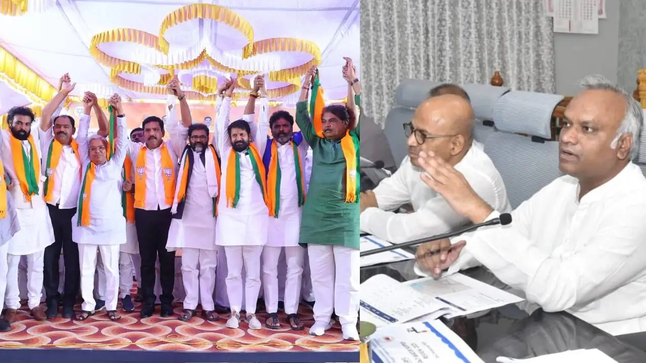ಪ್ರಿಯಾಂಕ್ ಖರ್ಗೆ ವಿರುದ್ಧ ಬಿಜೆಪಿ ದಂಡಯಾತ್ರೆ: ಕಾಂಗ್ರೆಸ್ ಪ್ರತಿಭಟನೆ ಮತ್ತು ವಾಗ್ವಾದ