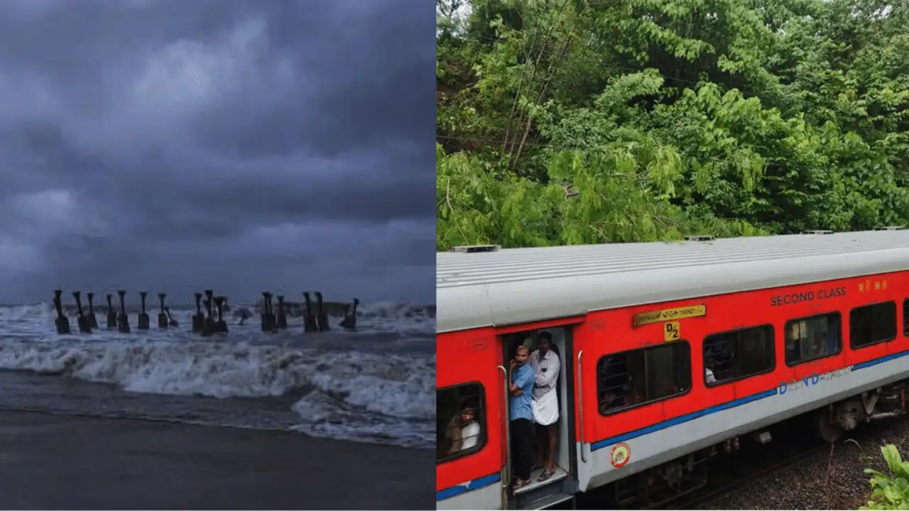 കേരളത്തിൽ കനത്ത മഴ, റെയിൽ അപകടം, മണ്ണിടിച്ചിൽ